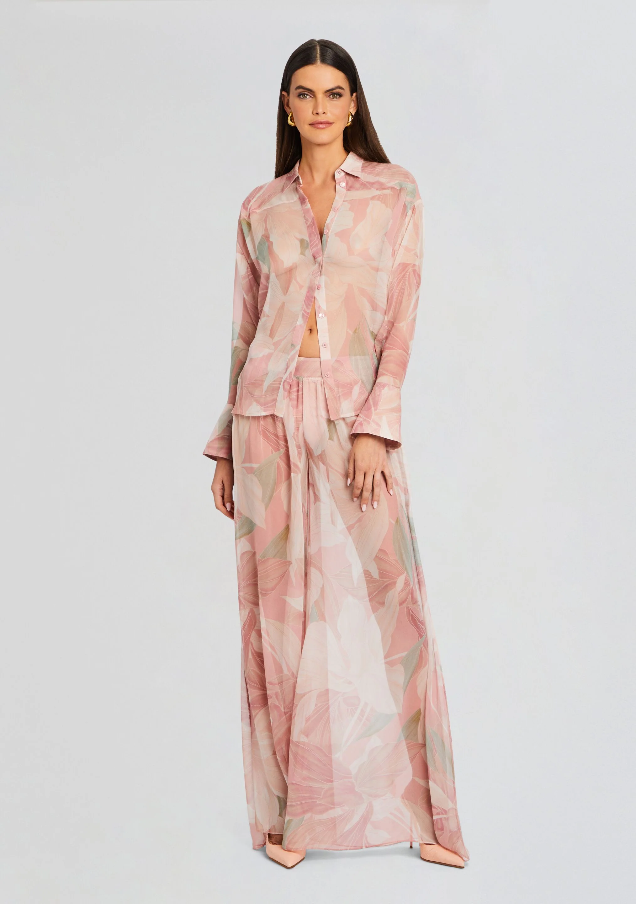 Zeca Silk Chiffon Pant - Image 5